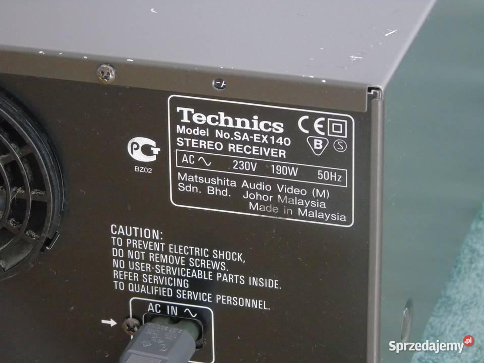 Wzmacniacz z radiem Technics SAEX140 mocny i Amplitunery Jasło sprzedam