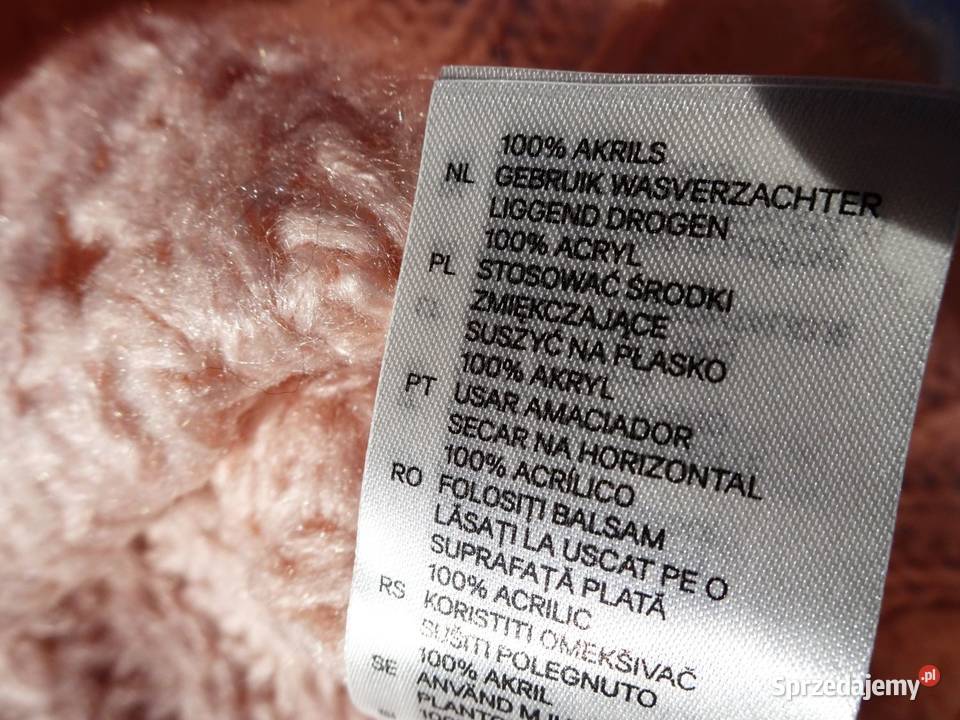 HM Ażurowy Sweter NOWY Pudrowy 40 L małopolskie Nowy Sącz