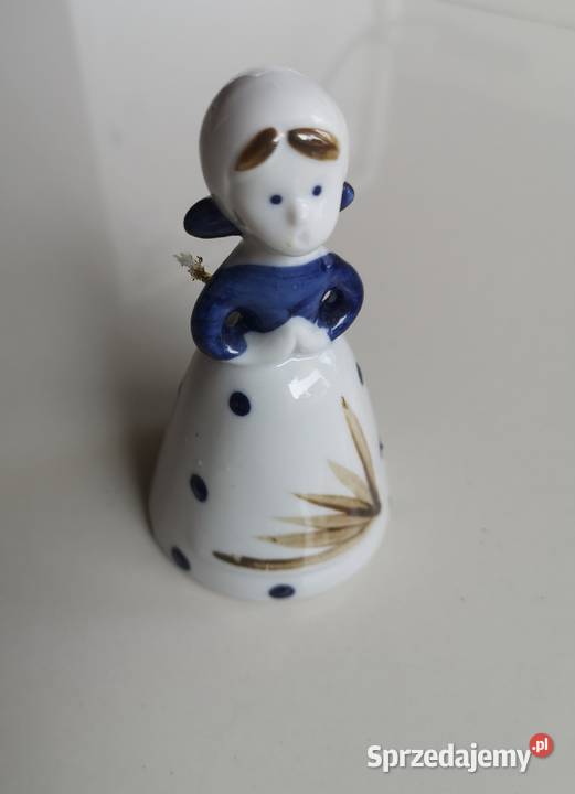 Porcelanowa figurka dzwonek vintage Holandia Toruń