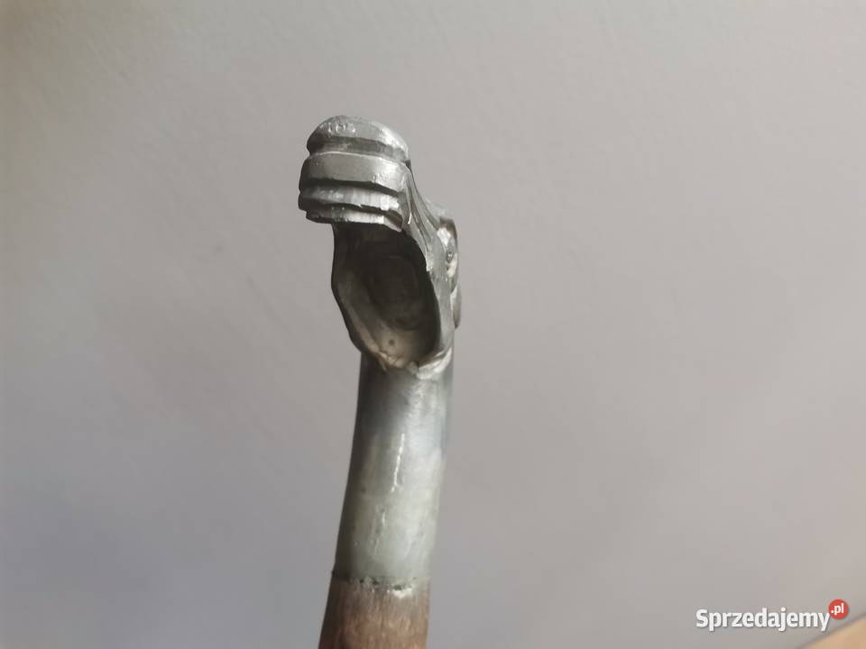 Stara laska z okuciem rękojeścią głowa konia Antyki Siemianowice Śląskie