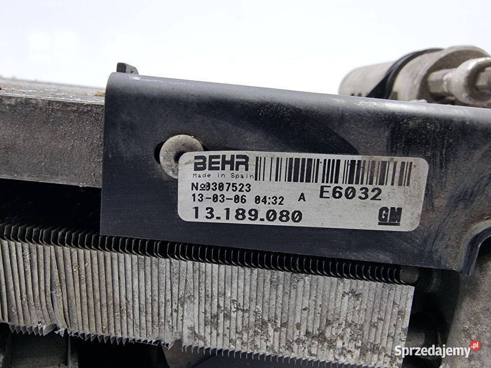PAS PRZEDNI CHŁODNICE OPEL CORSA C 13204570 Lipno