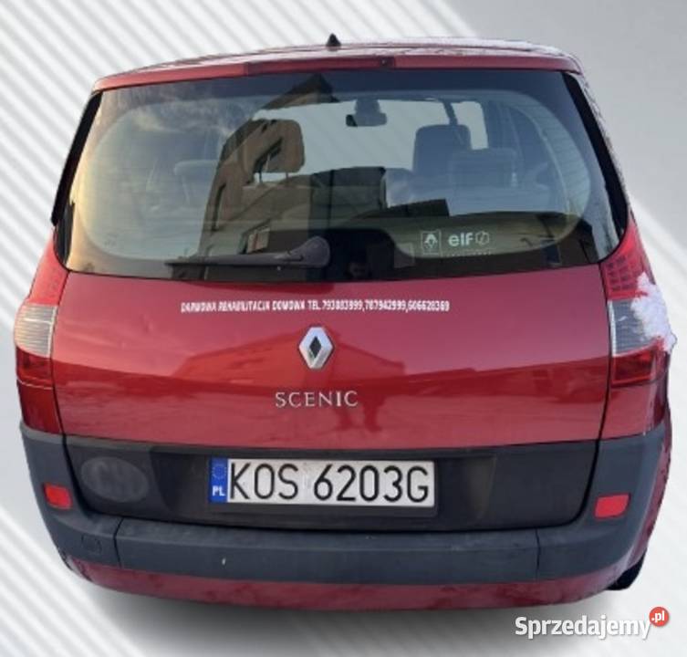 Renault Scenic II 20 Scnic 2005 20 automat jasny małopolskie Oświęcim