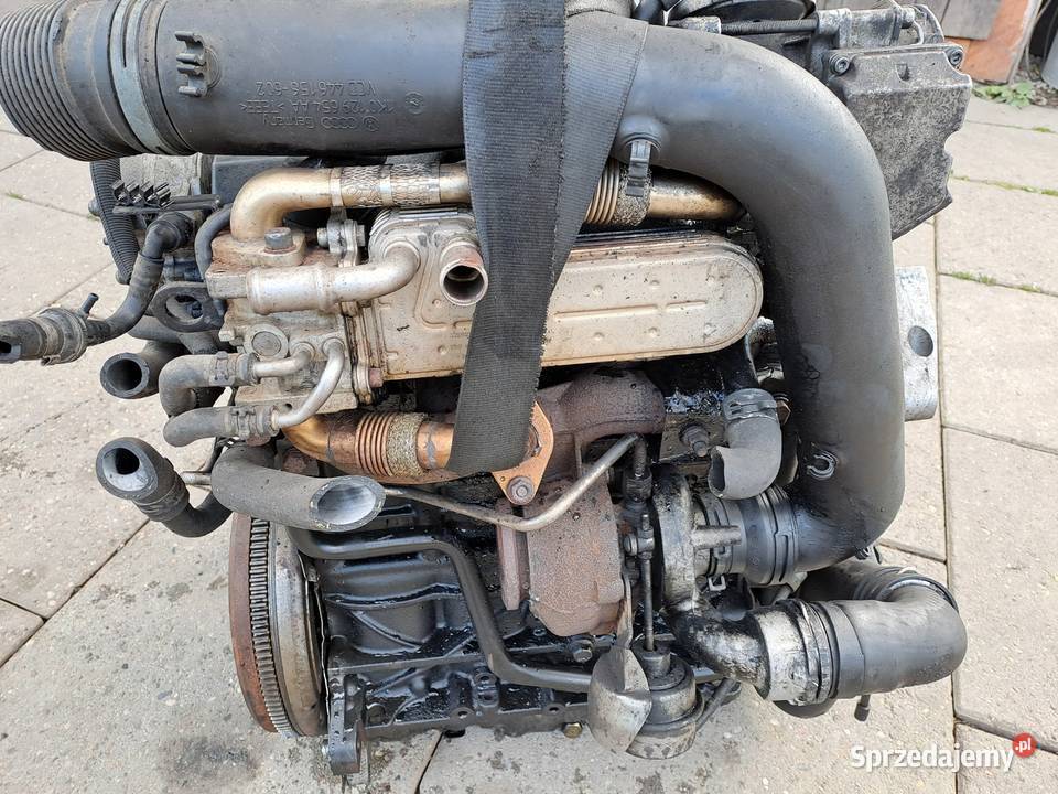 Volkswagen Touran 19 TDi silnik kompletny kod Części śląskie Jastrzębie-Zdrój sprzedam