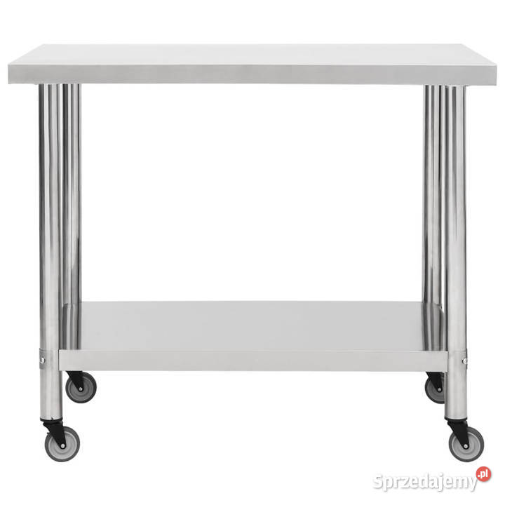 Kuchenny stół roboczy na kółkach 100x45x85 stal Warszawa