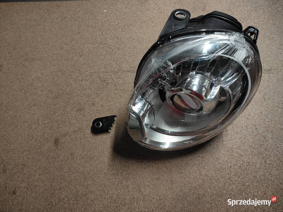 Lampy Reflektory Fiat 500 07 Soczewki Chrom Depo Gdańsk
