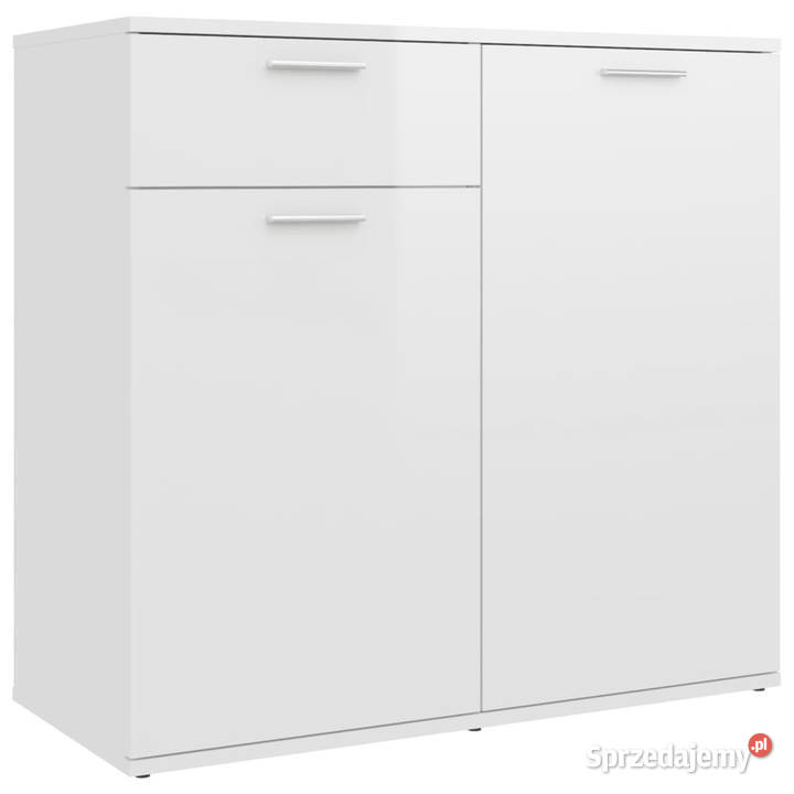 Szafka na wysoki połysk biała 80x36x75 WM805776 Warszawa sprzedam