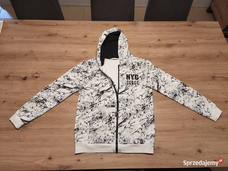 Bluza w kolorze biało czarny firmy HM wiek 1012 chłopiec Łódź sprzedam