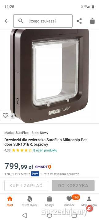 SURE flap drzwiczki klapka drzwi kota psa rfid Wałbrzych