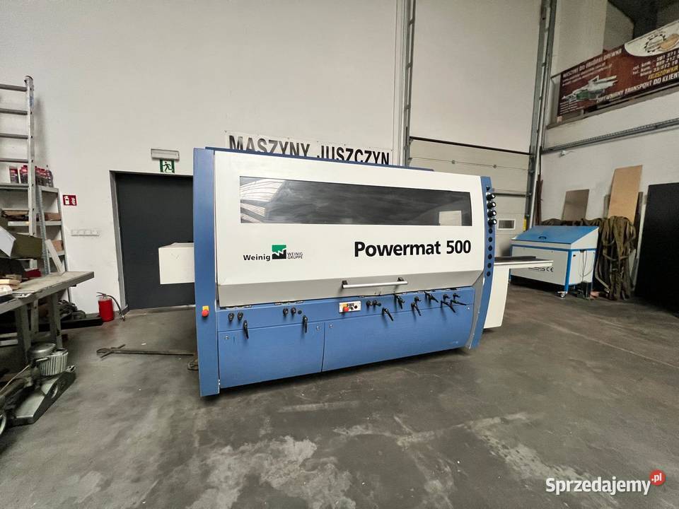 Strugarka czterostronna Weinig Powermat 500 Produkcja Juszczyn