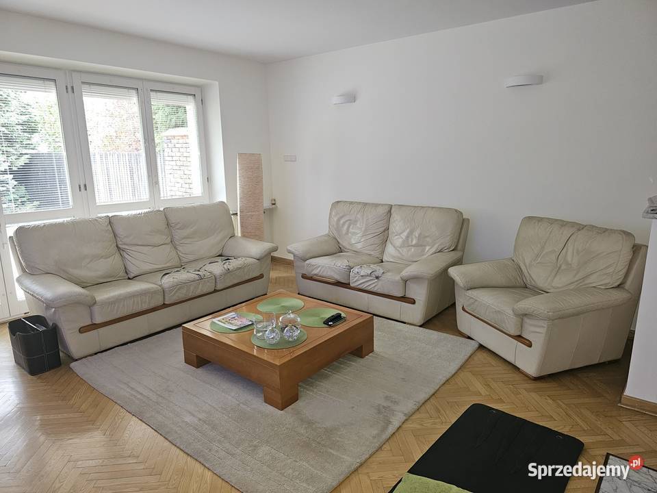 KLER zestaw wypoczynek 321 w skórze do Kraków