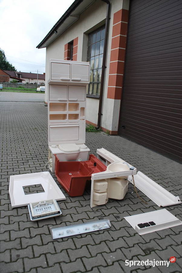 KOMPLETNA ŁAZIENKA POD ZABUDOWĘ KAMPERA KEMPINGU Grzebowilk