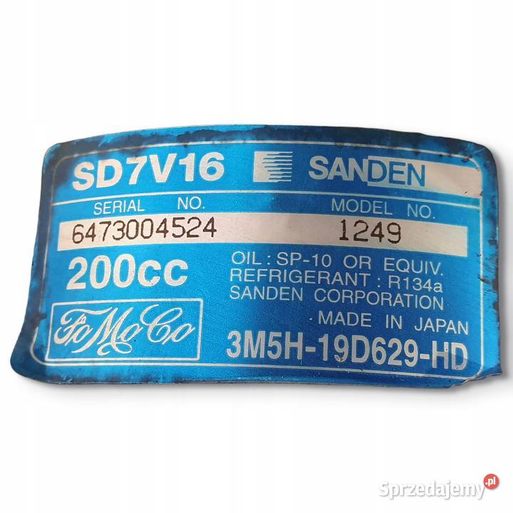 SPRĘŻARKA KLIMATYZACJI Ford Focus MK2 20 TDCI lubelskie Chełm