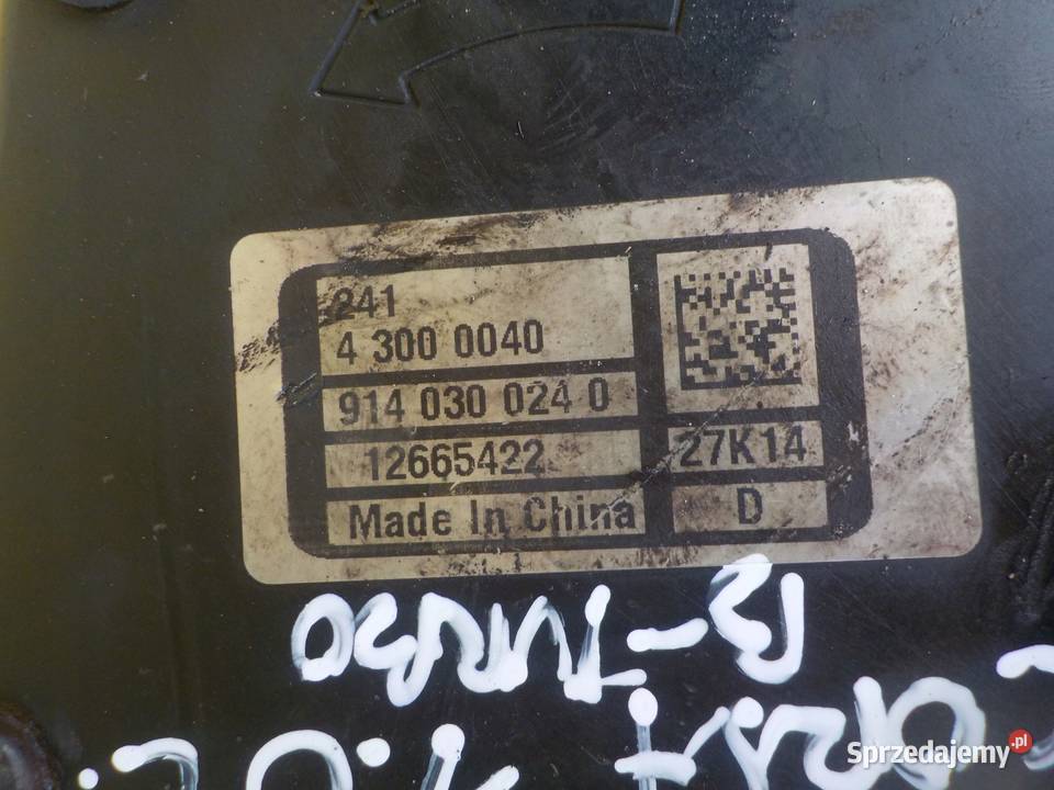 CORSA E ADAM 10 TURBO 16r 116 B10XFT vacum pompa Suków