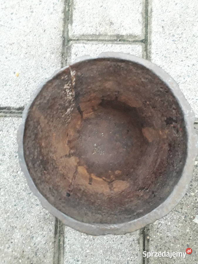 Stary moździeż zeliwny zabytkowy Warszawa