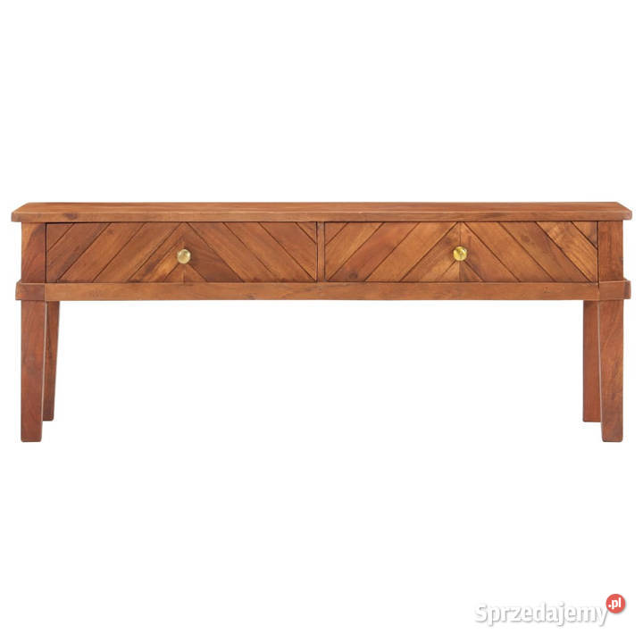 Szafka pod TV 110x40x41 lite drewno akacjowe RTV Warszawa
