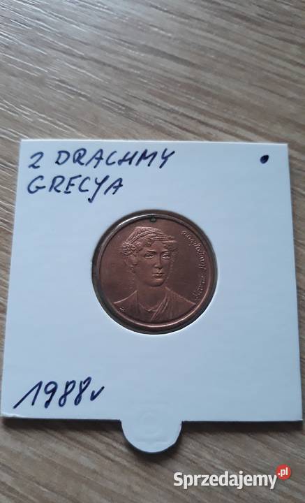 2 Drachmy Grecja 1988 r Konin