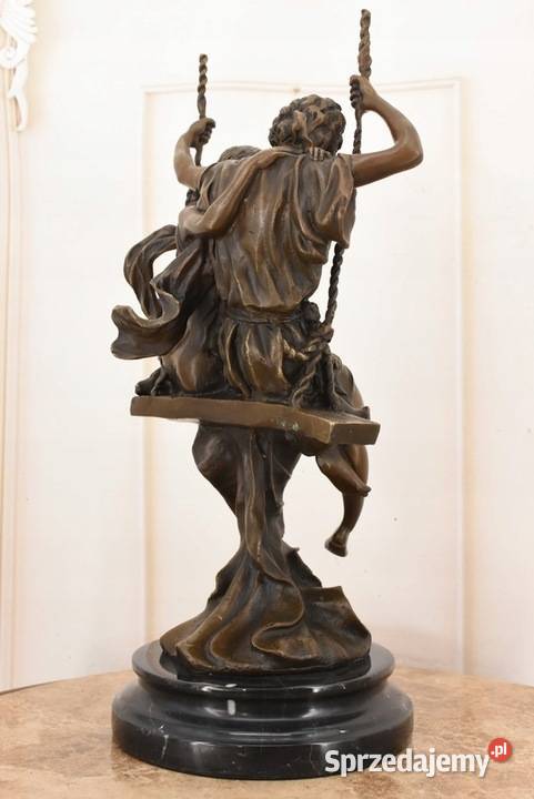 Zakochani Na Huśtawce Para Miłość Figura Rzeźba Rzeźby i figury Kraków