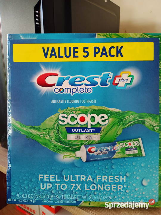 Pasta CREST COMPLETE SCOPE OUTLAST ULTRA USA Mielec sprzedam