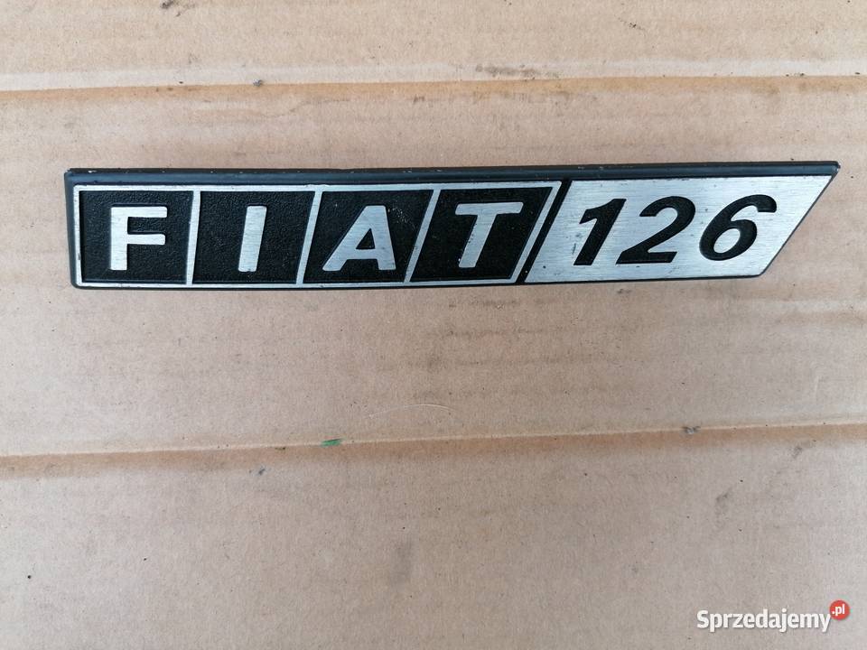 Emblemat znaczek logo Fiat 126p Maluch Bambino Pozostałe opolskie Strzelce Opolskie