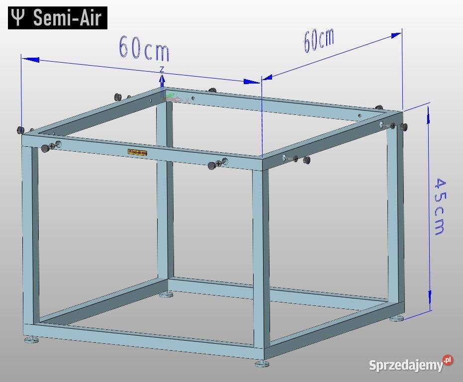 Stolik kawowy stelaż ława stół loft retro 60cm