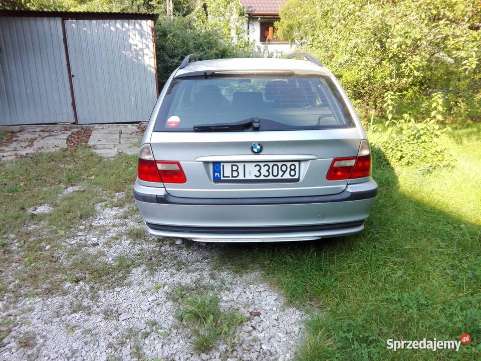 BMW E46 Touring srebrny diesel mazowieckie Warszawa