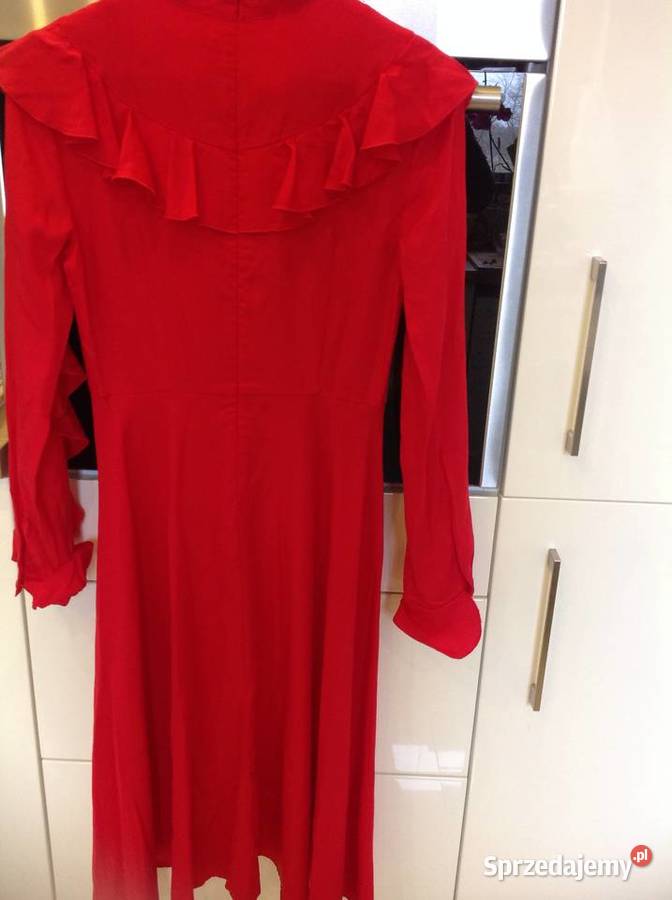 Sukienka Czerwona Damska JOVONNA London XS NOWA Nowa Sól