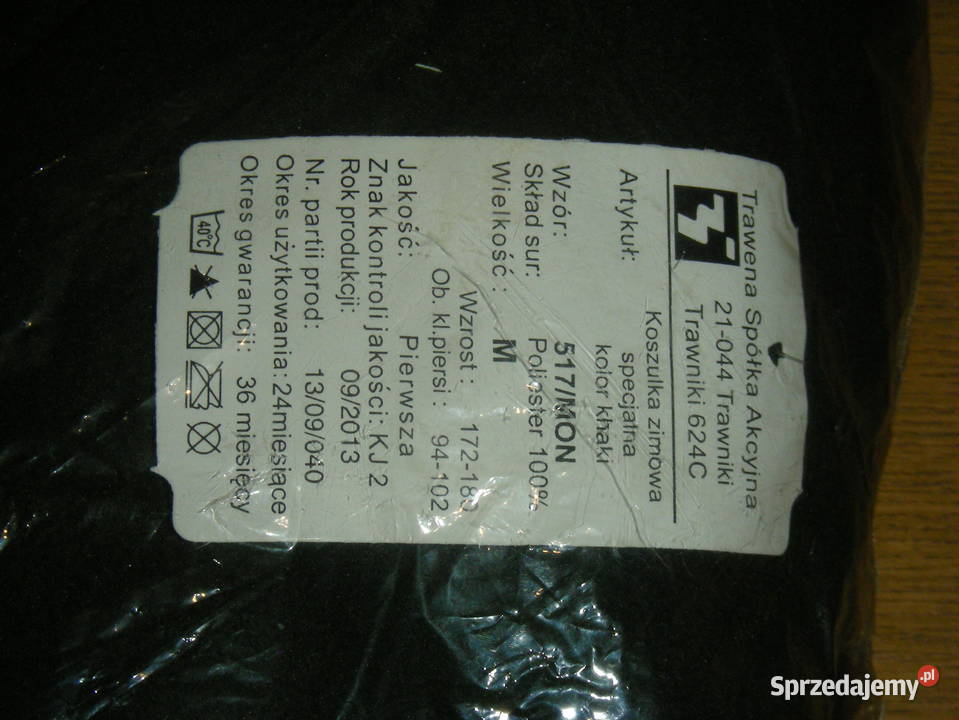 Bielizna zimowa wz mon Pozostałe podkarpackie Tarnowska Wola