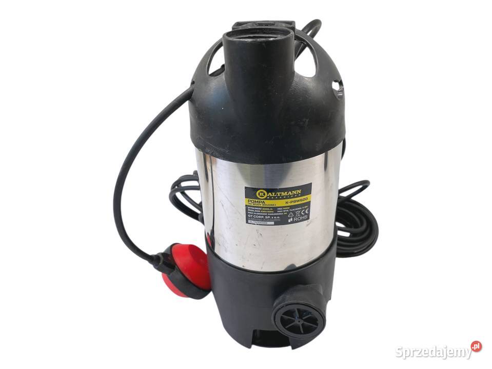 Pompa do wody brudnej Kaltmann Inox KPBW600 Kraków sprzedam