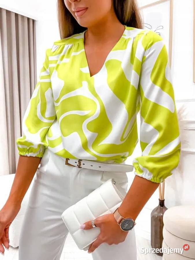 Bluzka NOVUM viskoza 40biust 106 kolorowy łódzkie sprzedam