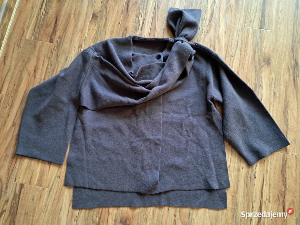 nowy ciepły brązowy sweterbolerko rozmiar chyba Rozmiar 38(M)