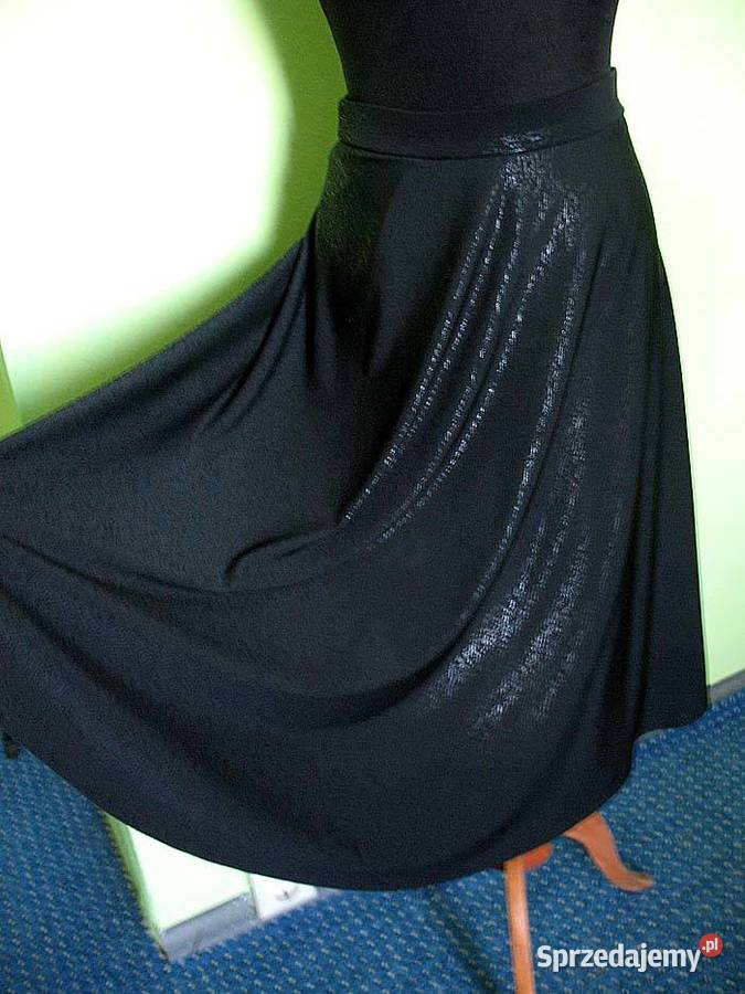 Spódnica klosz z połyskiem 42 XL pas 80 Inny wzór Siedlce sprzedam