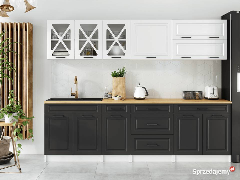 Kuchnia TURID 26 m BIAŁY MAT DENIM MAT Brody