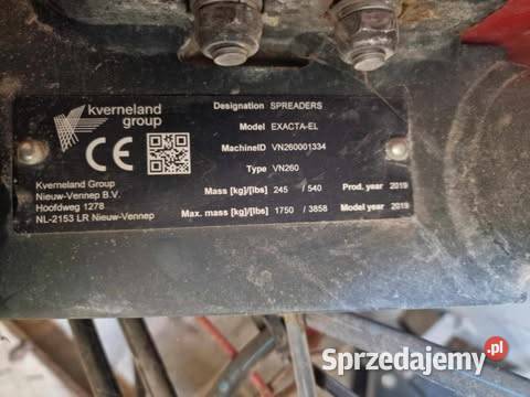 rozsiewacz kverneland exacta el Czerwińsk nad Wisłą
