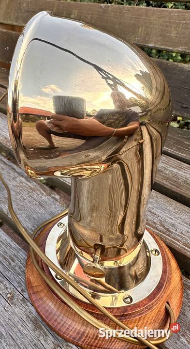 Lampa okrętowa statkowa mosiężna mazowieckie Warszawa