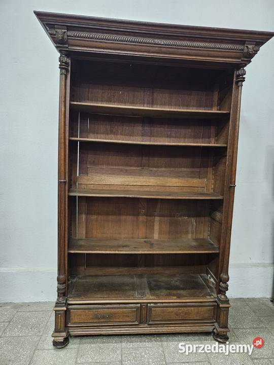 Regał neorenesansowy biblioteczka małopolskie Nowy Sącz sprzedam