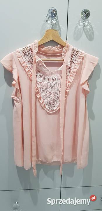 Zwiewna łososiowa tunika śląskie Dąbrowa Górnicza sprzedam