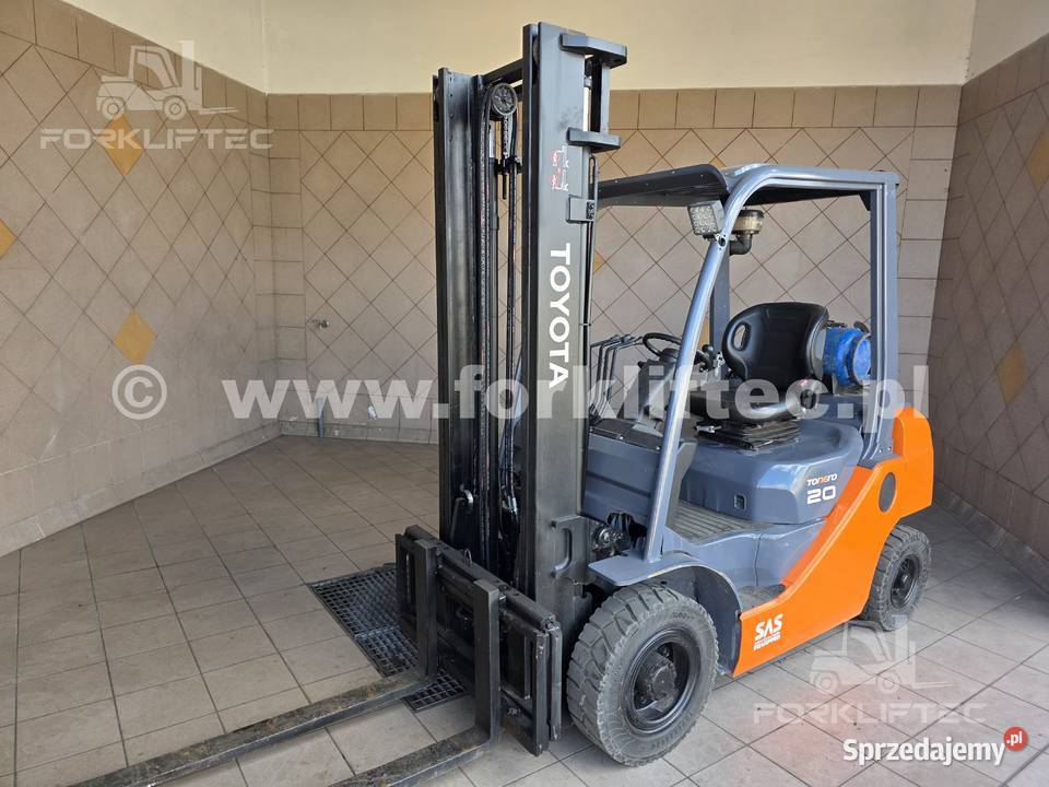 Wózek Widłowy TOYOTA 8FGF20 3700 mm TOYOTA 8FG20 Lędziny sprzedam
