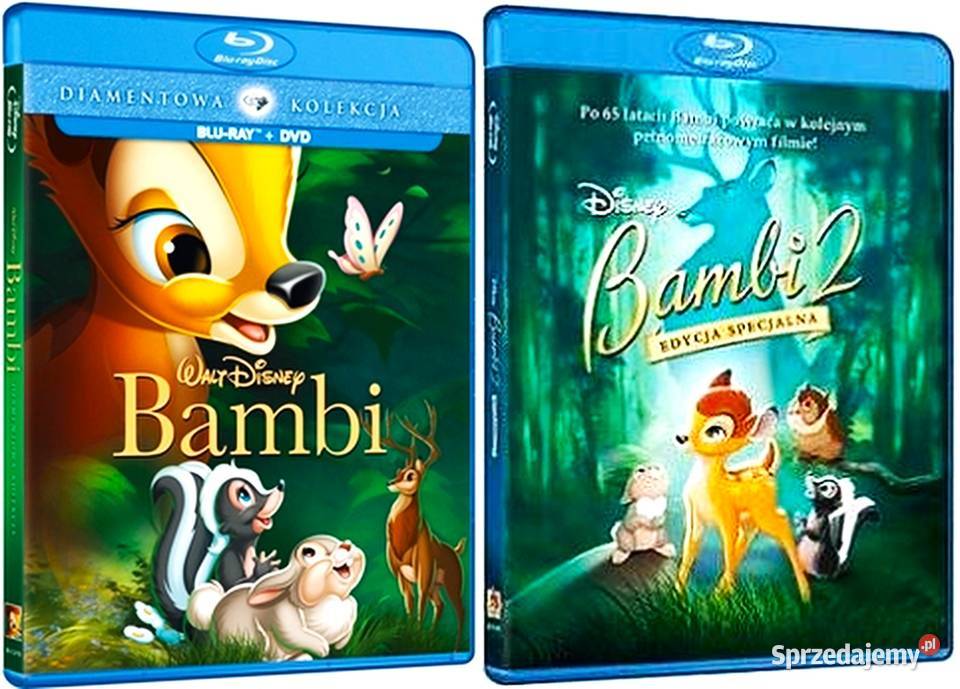 BAMBI 1 2 EDYCJA SPECJALNA 2xBLURAYDVD 3 DYSKI Kalisz