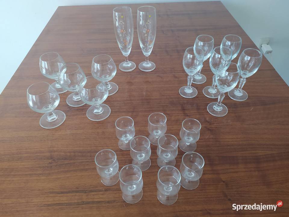 Kieliszki Warszawa sprzedam