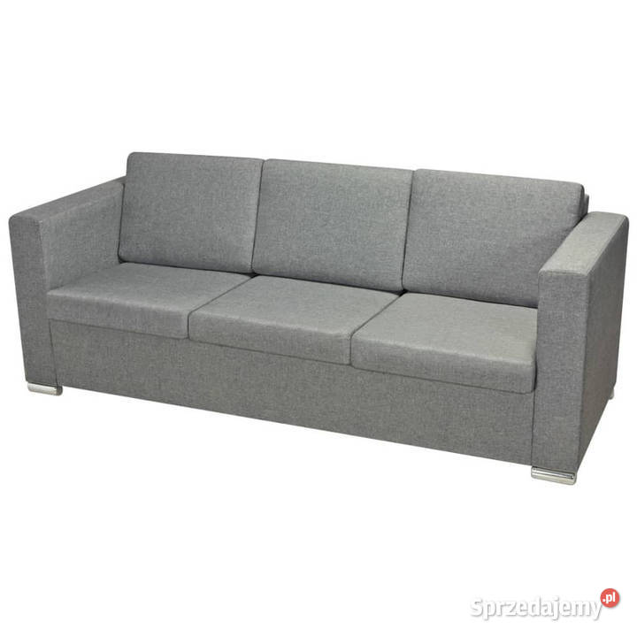 Komplet wypoczynkowy 32 jasnoszary materiał