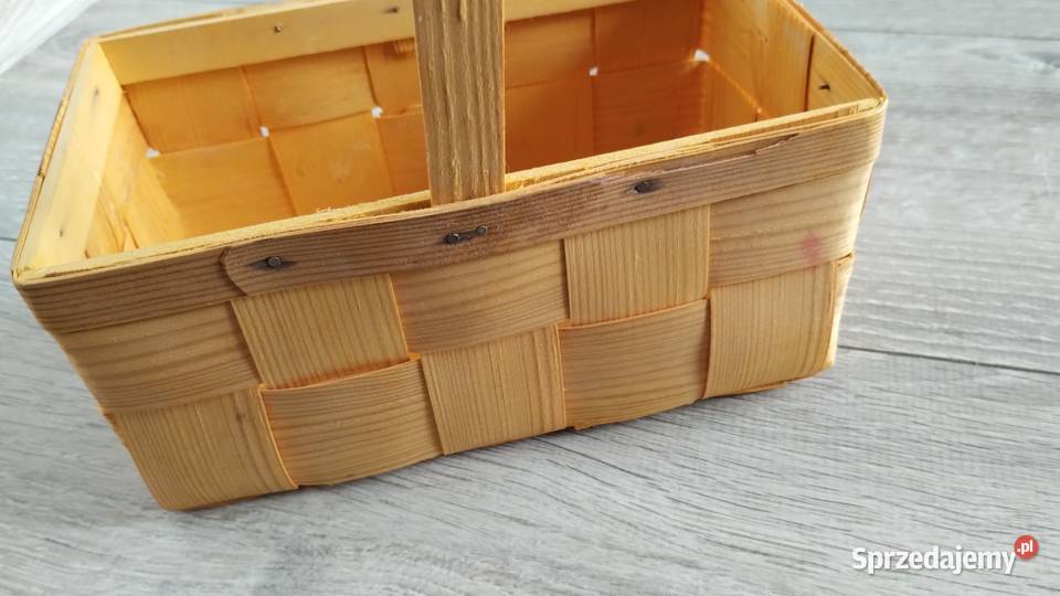 koszyk koszyczek dekoracyjny ozdobny żółty Poznań sprzedam