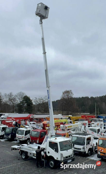 Nissan Cabstar Podnośnik Koszowy 165m Multitel Widełki