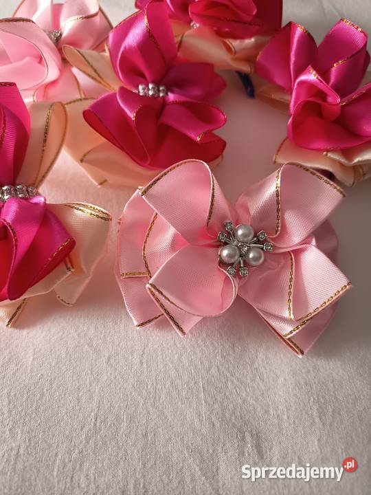 Kokardki do włosów ręcznie robione Wrocław