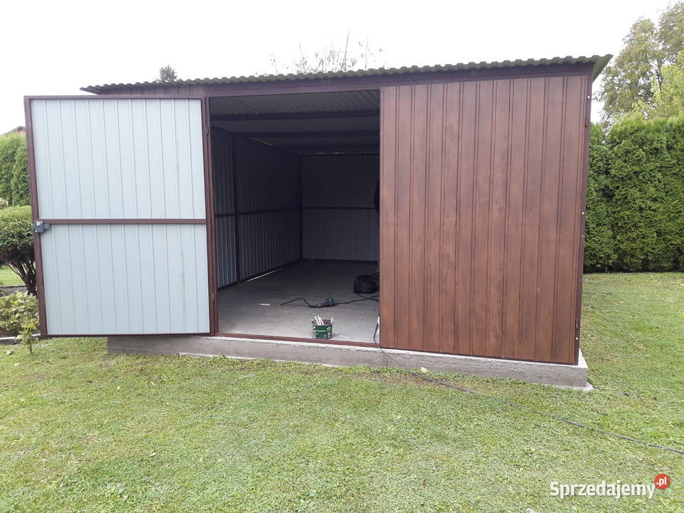 GARAŻ BLASZANY Garaże Blaszane Hala Magazynowa Sprzedaż