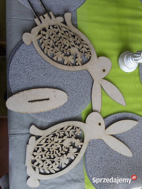 Zając wielkanocny dekoracja decoupage Poznań