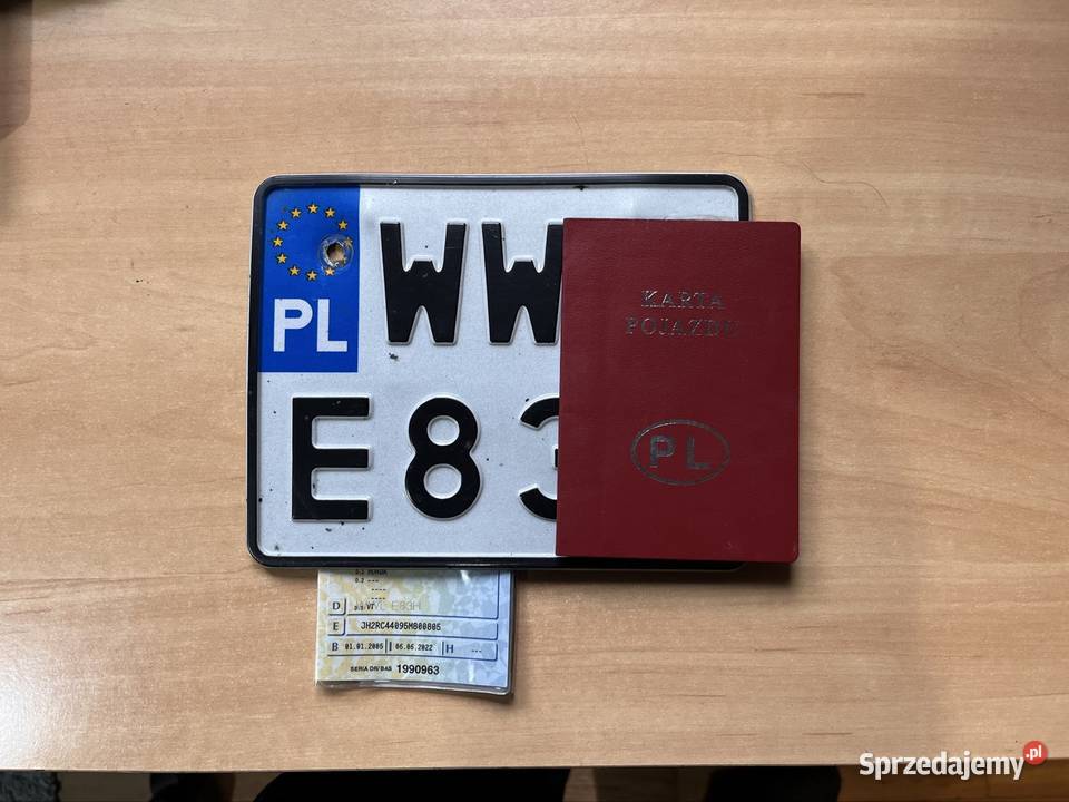 Rama dokumenty Honda Shadow VT 750 Black Widow Brzeszcze