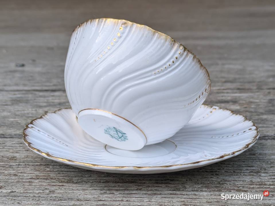 Misterna Filiżanka Utzschneider Lotaryngia Porcelana i szkło Legnica