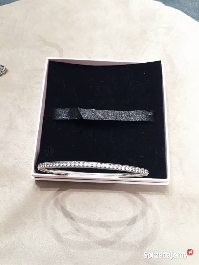 bransoletka Pandora z cyrkoniami srebro Radom sprzedam