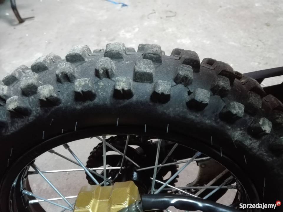 Cross kxd moto 125 kask i gogle 2000 czterosuwowy Chalin