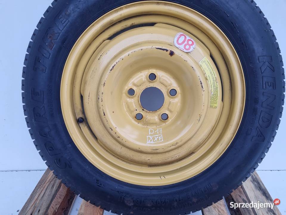KOŁO ZAPASOWE DOJAZDOWE 15590 R17 Honda CRV CRV sprzedam